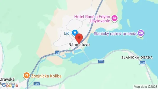 Apartments for rent i Námestovo - kort over placeringen