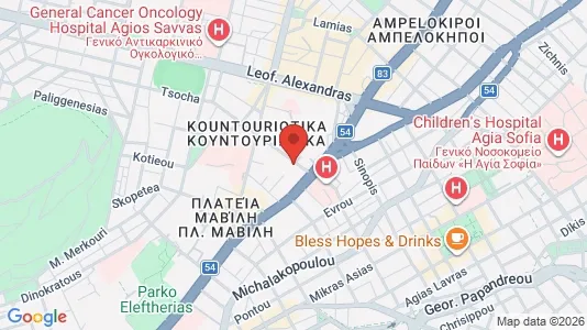 Apartments for rent in Athens Ampelokipoi - Photo from Google Street View