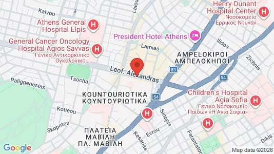 Apartments for rent in Athens Ampelokipoi - Photo from Google Street View