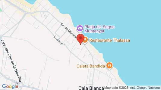 Apartments for rent i Jávea/Xàbia - kort over placeringen