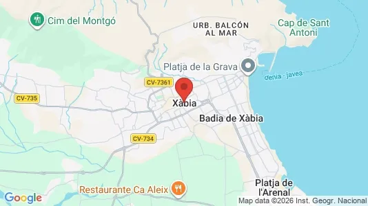 Houses for rent in Jávea/Xàbia - Photo from Google Street View
