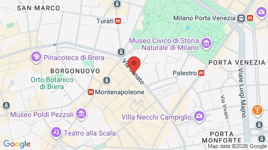 Apartments for rent i Milano Zona 1 - Centro storico - kort over placeringen