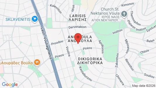 Apartments for rent i Glyfada - kort over placeringen
