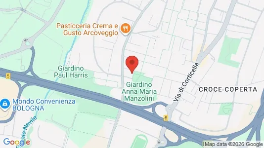 Apartments for rent i Bologna - kort over placeringen
