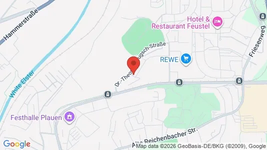 Apartments for rent i Vogtlandkreis - kort over placeringen