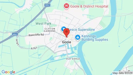 Houses for rent i Goole - North Humberside - kort over placeringen
