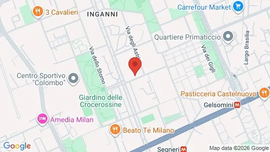 Apartments for rent i Milano Zona 6 - Barona, Lorenteggio - kort over placeringen