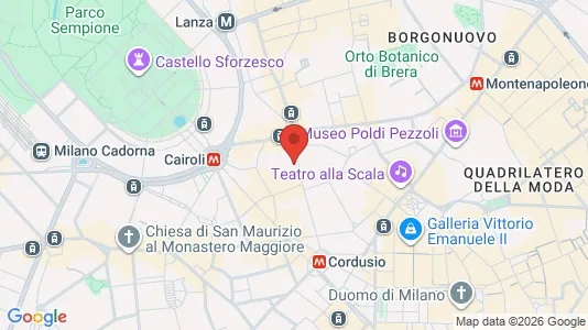 Apartments for rent i Milano Zona 1 - Centro storico - kort over placeringen