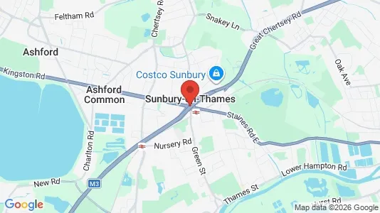 Apartments for rent in Sunbury-on-Thames - Middlesex - Photo from Google Street View