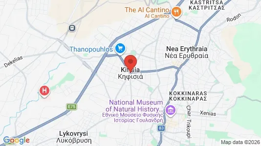 Apartments for rent i Kifisia - kort over placeringen