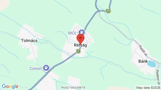 Apartments for rent i Rétsági - kort over placeringen