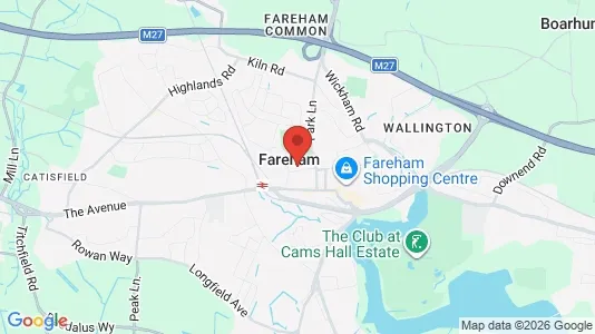 Apartments for rent i Fareham - Hampshire - kort over placeringen