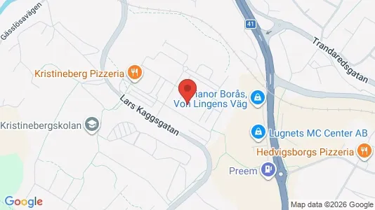 Apartments for rent i Borås - kort over placeringen