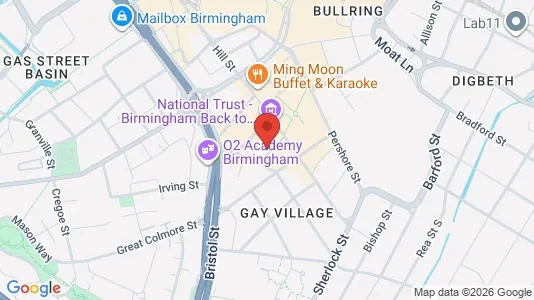 Apartments for rent i Birmingham - West Midlands - kort over placeringen