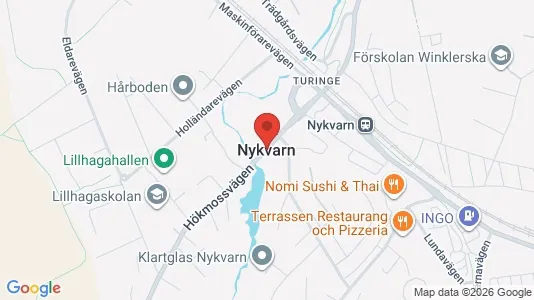 Apartments for rent i Nykvarn - kort over placeringen