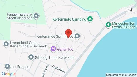 Apartments for rent i Kerteminde - kort over placeringen