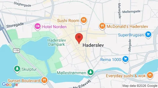 Apartments for rent i Haderslev - kort over placeringen