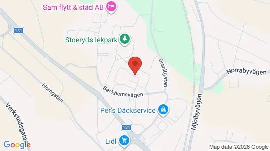 Apartments for rent i Tranås - kort over placeringen