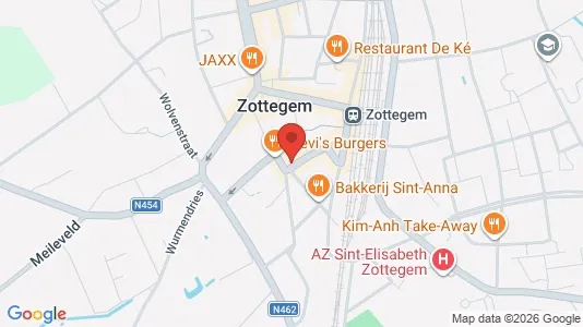 Apartments for rent i Zottegem - kort over placeringen