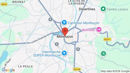 Apartments for rent in Montluçon - Photo from Google Street View