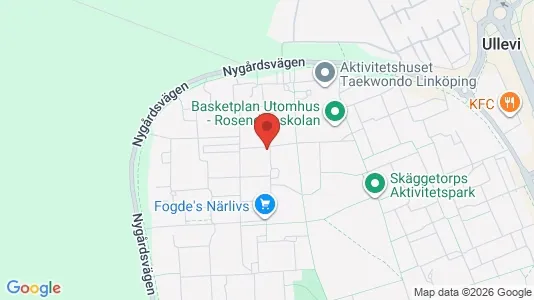 Apartments for rent i Linköping - kort over placeringen