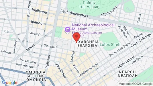 Apartments for rent i Athens Ampelokipoi - kort over placeringen