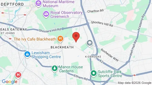 Rooms for rent i London SE3 - kort over placeringen