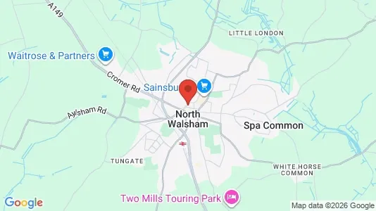 Apartments for rent in North Walsham - Norfolk - Photo from Google Street View