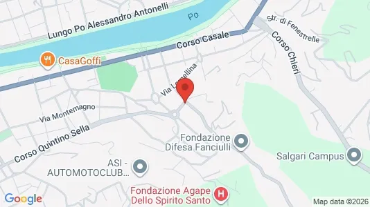 Rooms for rent i Turin - kort over placeringen