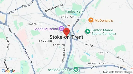Rooms for rent in Stoke-on-Trent - Staffordshire - Photo from Google Street View