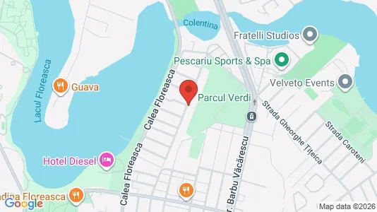 Apartments for rent i Voluntari - kort over placeringen