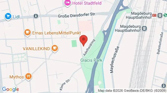 Apartments for rent i Magdeburg - kort over placeringen