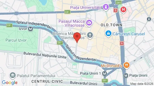 Apartments for rent i Bucharest - Sectorul 3 - kort over placeringen