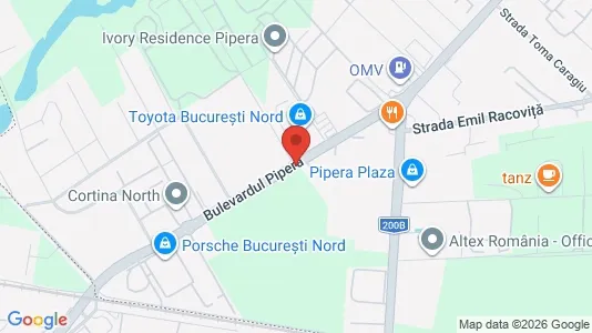 Apartments for rent i Voluntari - kort over placeringen