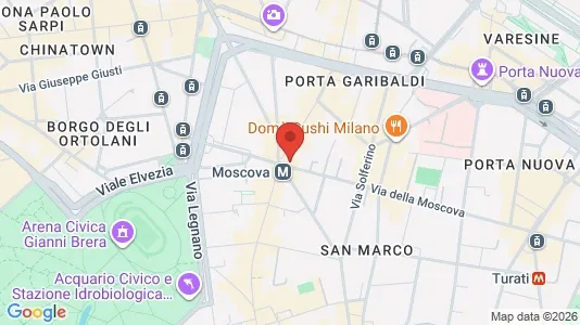 Apartments for rent i Milano Zona 1 - Centro storico - kort over placeringen