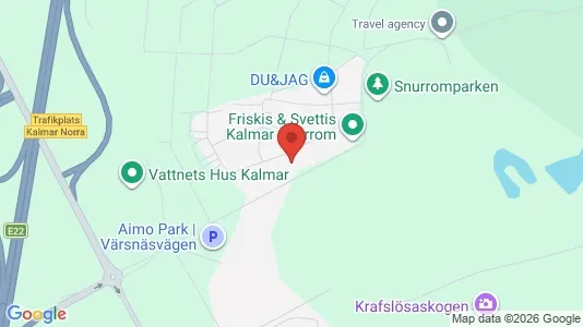 Apartments for rent i Kalmar - kort over placeringen