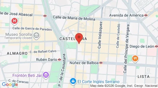 Apartments for rent in Madrid Salamanca - Photo from Google Street View