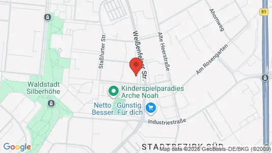 Apartments for rent i Halle (Saale) - kort over placeringen