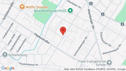 Apartments for rent i Dresden - kort over placeringen