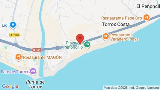 Apartments for rent i Torrox - kort over placeringen