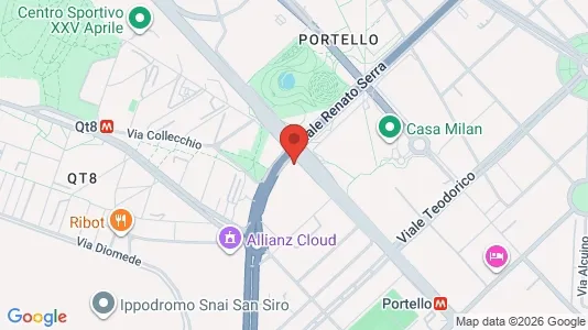 Rooms for rent i Milano Zona 7 - Baggio, De Angeli, San Siro - kort over placeringen