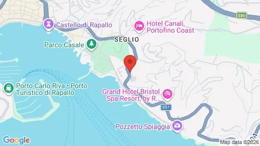 Apartments for rent i Rapallo - kort over placeringen