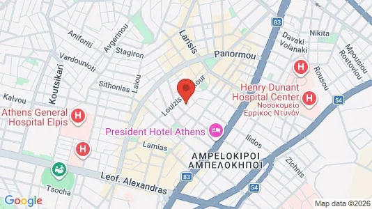 Apartments for rent in Athens Ampelokipoi - Photo from Google Street View