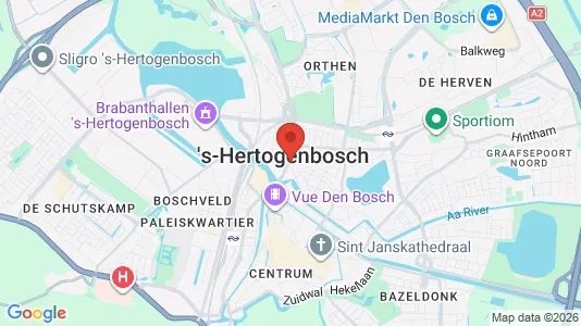 Apartments for rent i Den Bosch - kort over placeringen