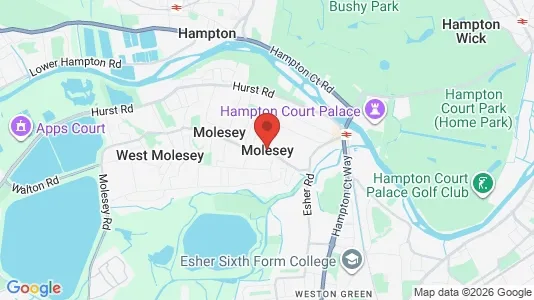 Apartments for rent i Molesey - Surrey - kort over placeringen