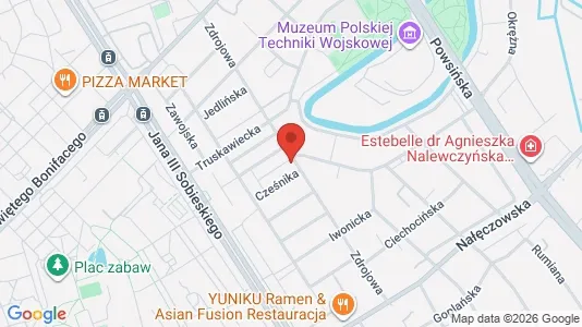 Apartments for rent i Warszawa Mokotów - kort over placeringen