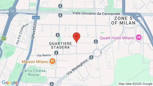 Rooms for rent in Milano Zona 5 - Vigentino, Chiaravalle, Gratosoglio - Photo from Google Street View