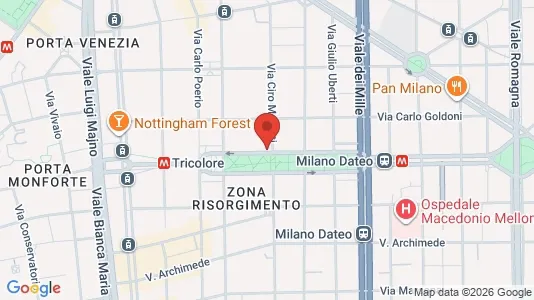 Apartments for rent i Milano Zona 1 - Centro storico - kort over placeringen