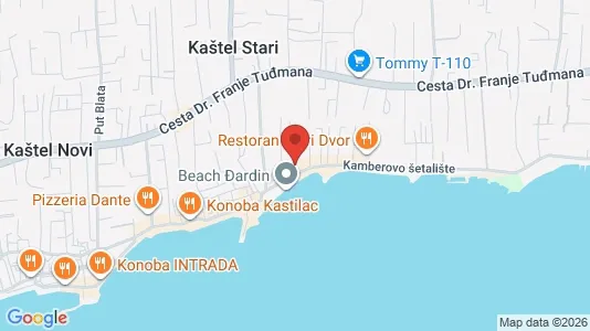 Apartments for rent i Kaštela - kort over placeringen