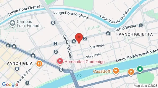 Rooms for rent i Turin - kort over placeringen